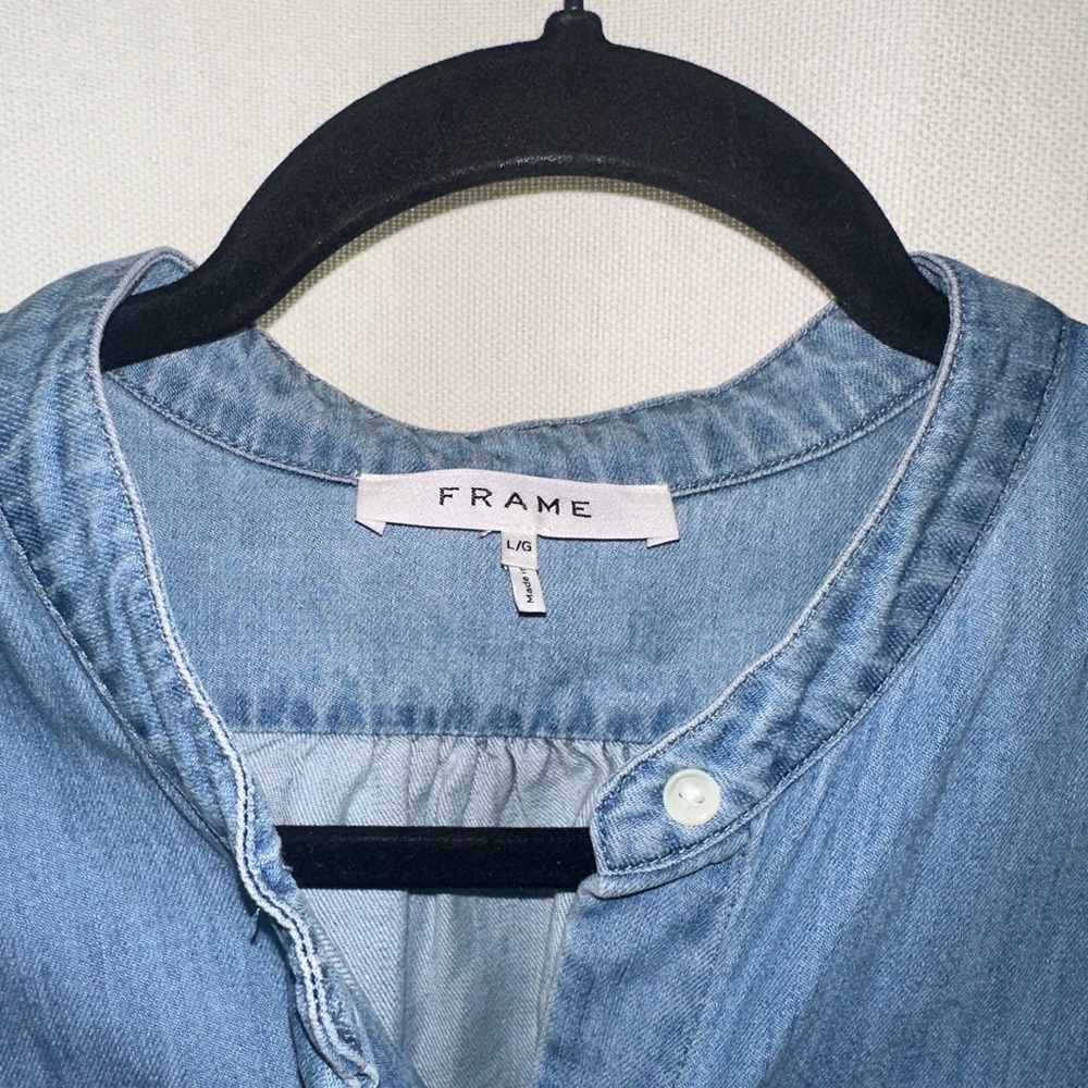 Frame Light Blue Denim Shirt